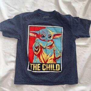Boys Size Medium Star Wars The Child Graphic Tee, Baby Yoda Tee, Mandalorian Tee